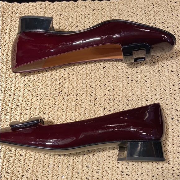 NWT Coach Darby Patent Leather Bordeaux Loafers - Picture 8 of 8